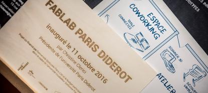 Plaque inauguration FabLab